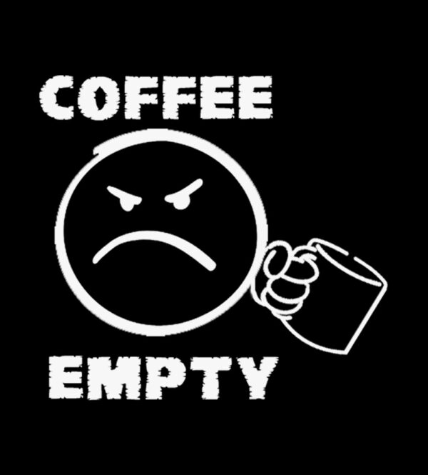 Coffee Empty Grumpy Face