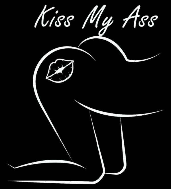 Kiss My Ass Line Art
