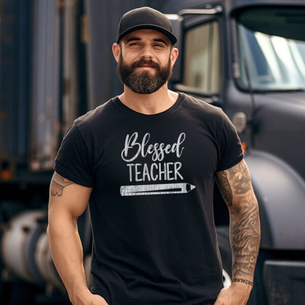 Blessed Teacher Pencil - Image 3