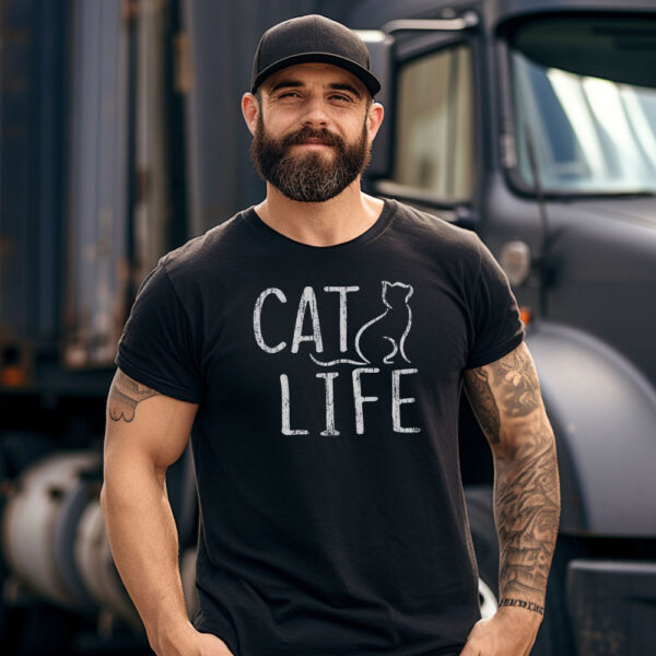 Cat Life Line Art Cat - Image 2
